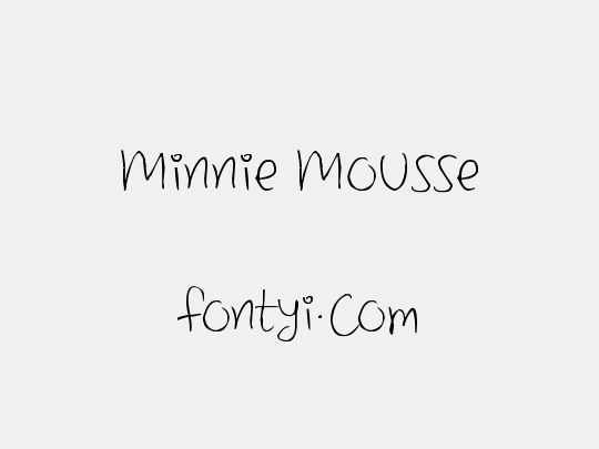 Minnie Mousse