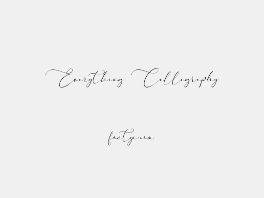 Everything Calligraphy