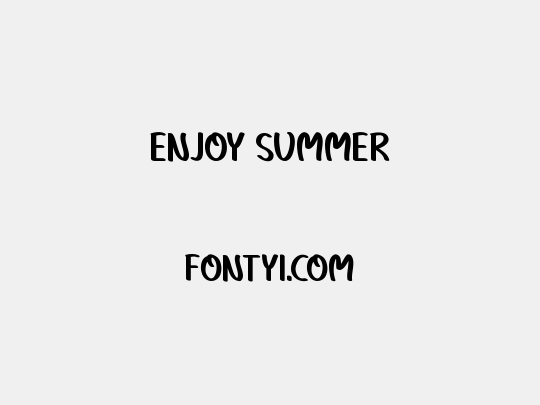 Enjoy Summer
