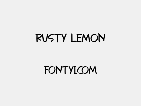 Rusty Lemon