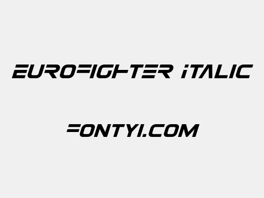 Eurofighter Italic
