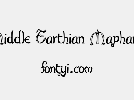 Middle Earthian Maphand