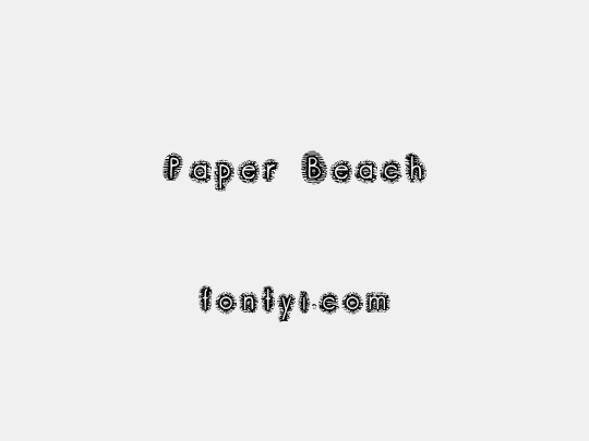 Paper Beach