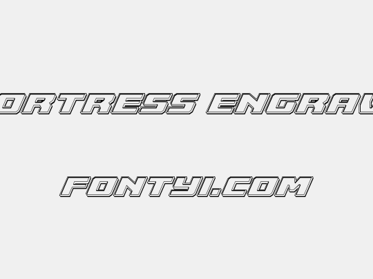 Cruiser Fortress Engraved Italic