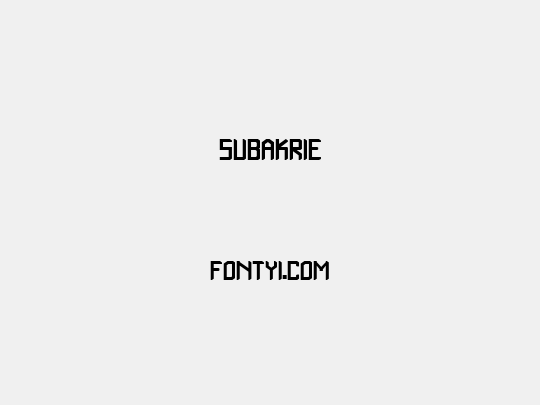 subakrie