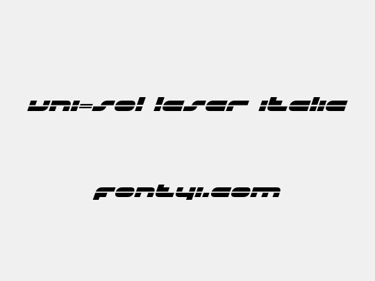uni-sol laser italic