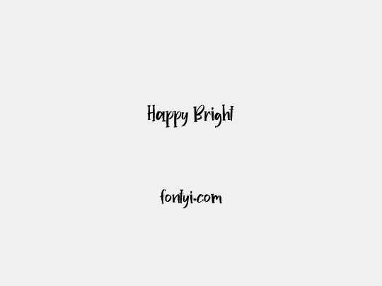 Happy Bright