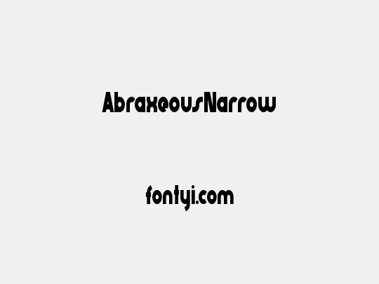 AbraxeousNarrow