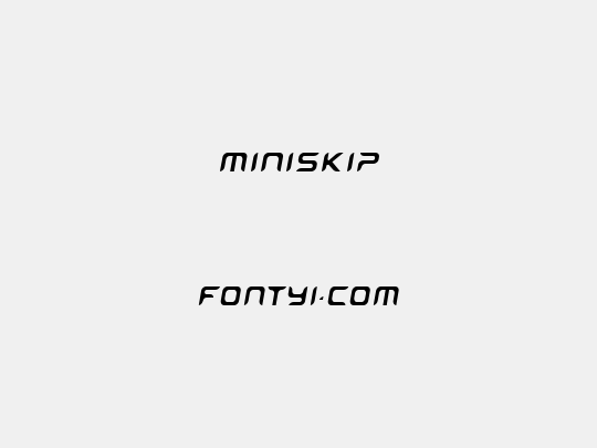 miniskip