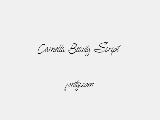Camella Beauty Script