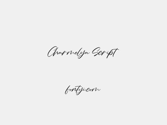 Charmelya Script