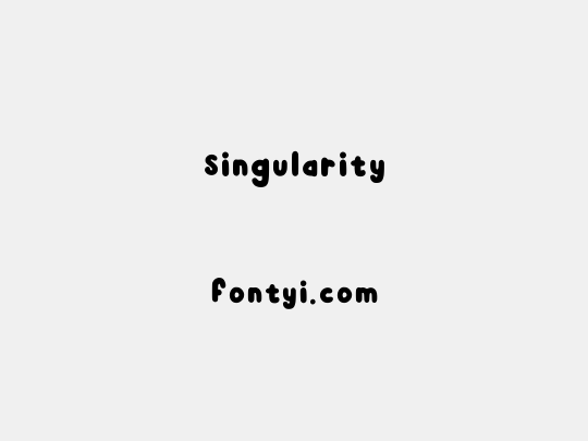 Singularity