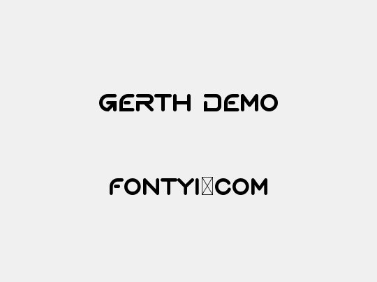 Gerth Demo