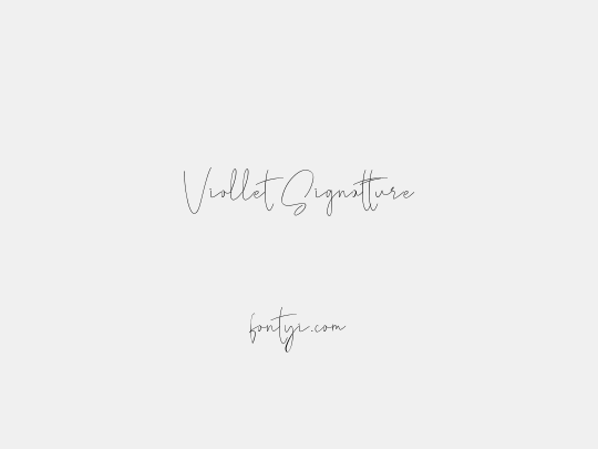 Viollet Signatture
