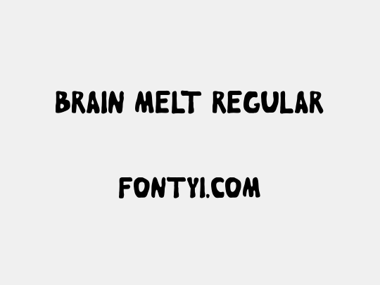 Brain Melt regular