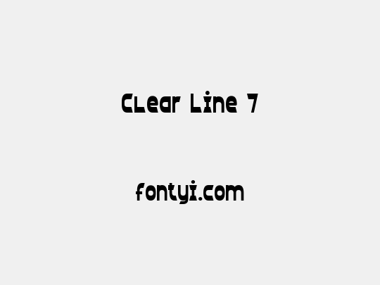 Clear Line 7
