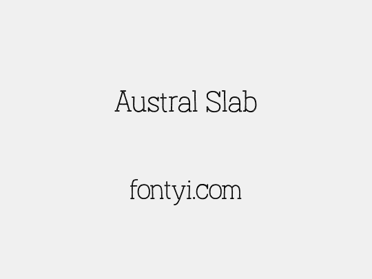 Austral Slab