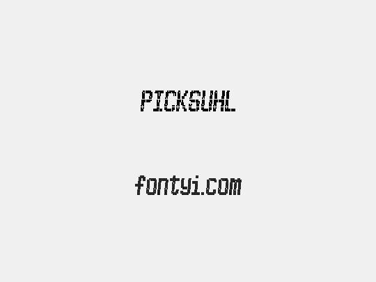 PICKSUHL