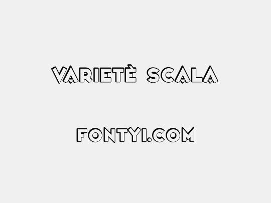 VarietÈ Scala
