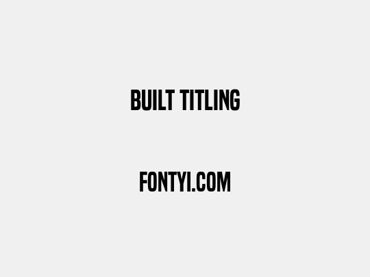 Built Titling