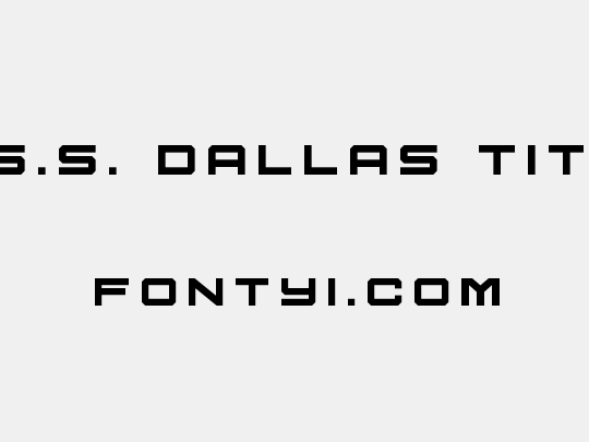 U.S.S. Dallas Title