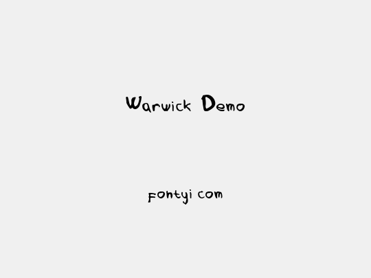 Warwick Demo