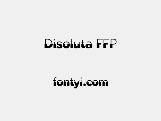 Disoluta FFP