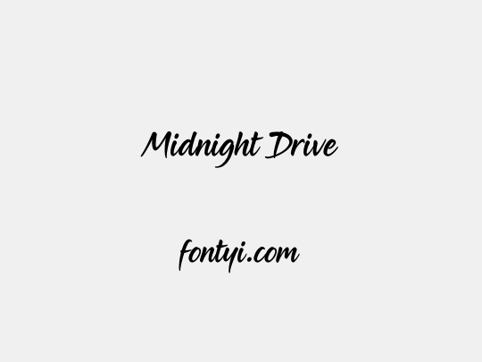 Midnight Drive