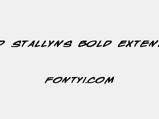 Wyld Stallyns Bold Extended