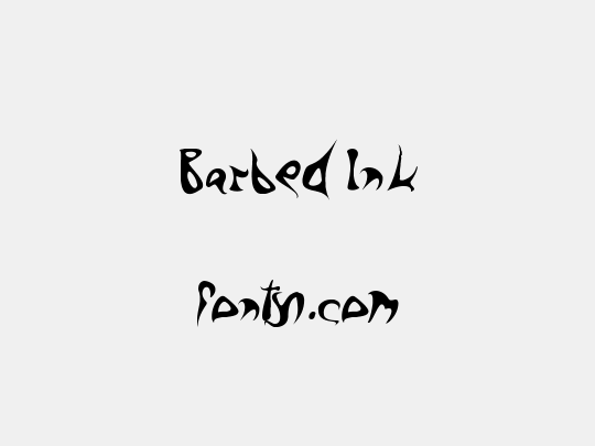 Barbed Ink