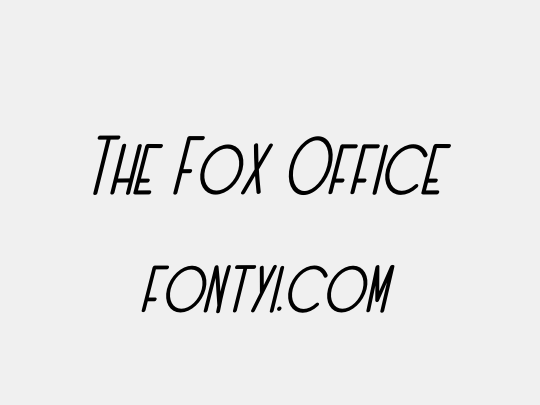The Fox Office