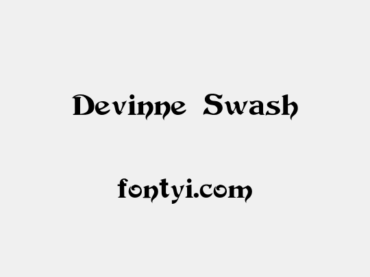 Devinne Swash