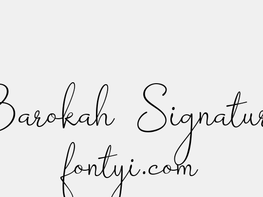 Barokah Signature