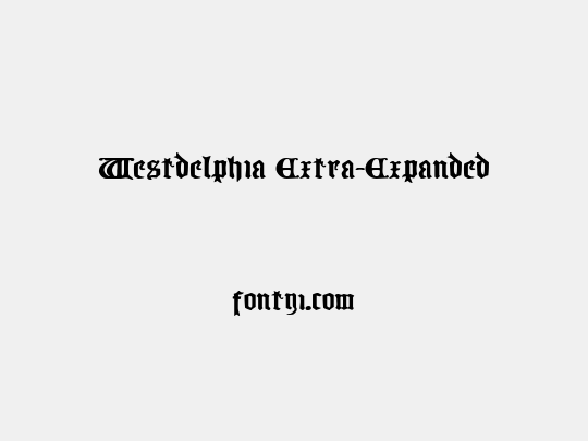 Westdelphia Extra-Expanded