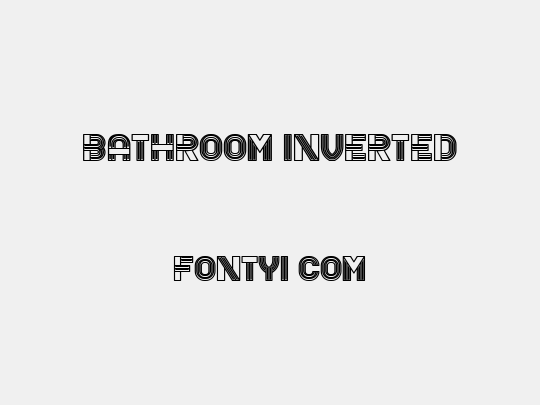 Bathroom Inverted
