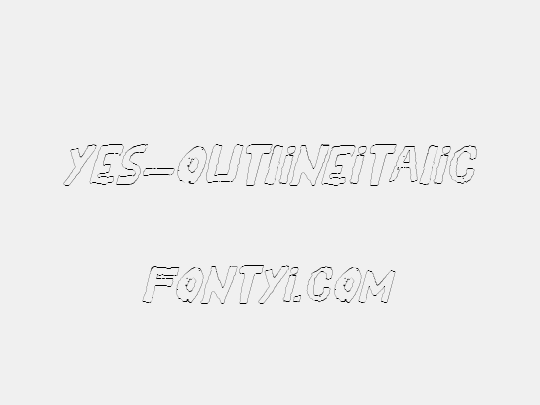 YES_outlineitalic