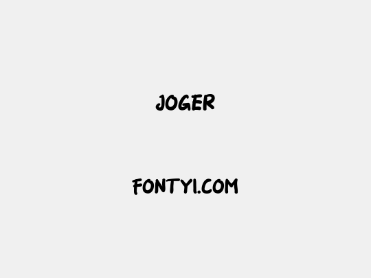Joger