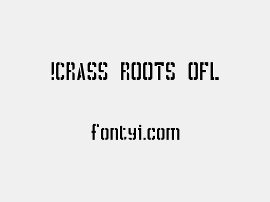 !CRASS ROOTS OFL