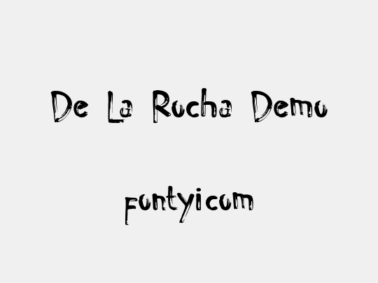 De La Rocha Demo