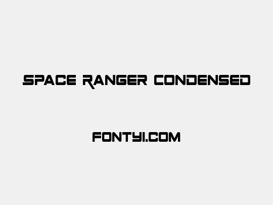 Space Ranger Condensed