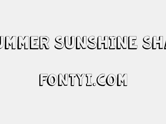 KG Summer Sunshine Shadow