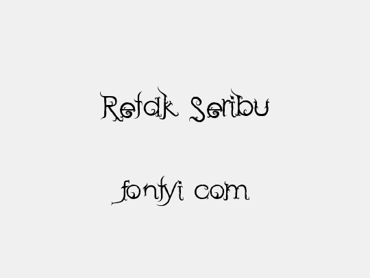 Retak Seribu
