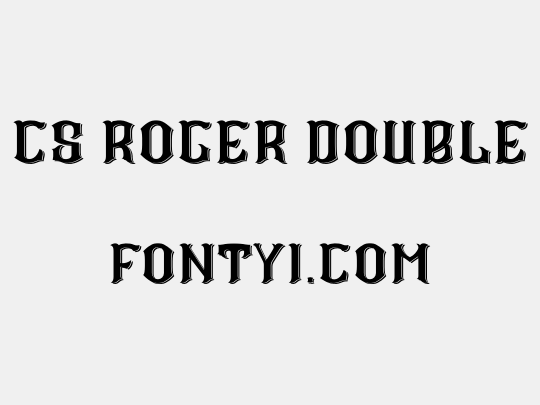 CS Roger Double