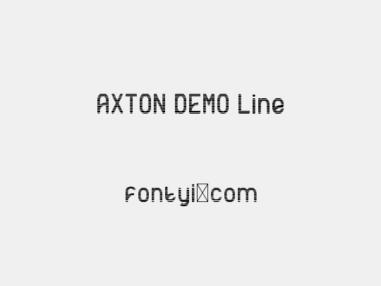 AXTON DEMO Line