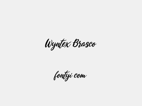 Wyntex Brasco