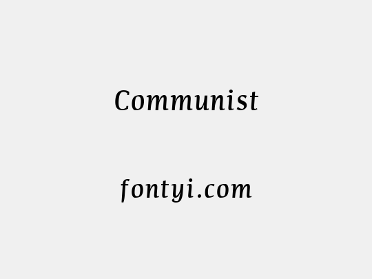 Communist