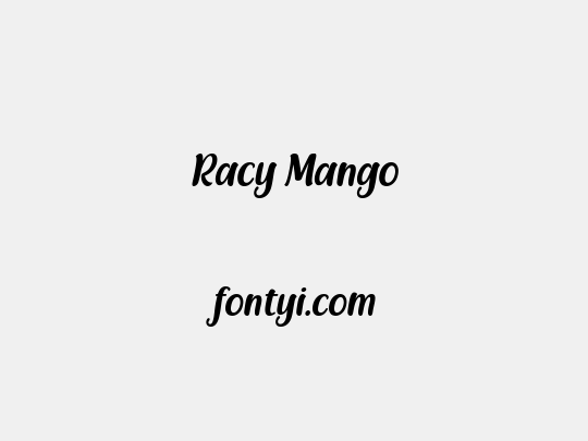 Racy Mango