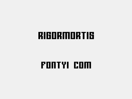 RigorMortis