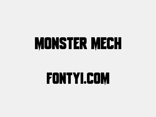 Monster Mech