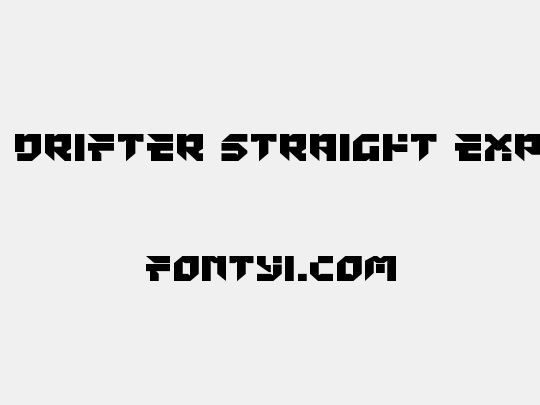 Tokyo Drifter Straight Expanded